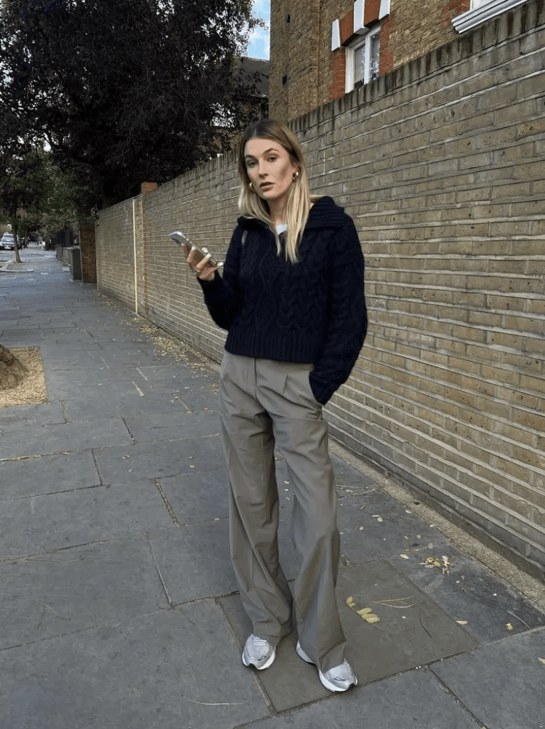 运动鞋 ” 越慵懒穿越高级!必一运动冬天 “ 阔腿裤+(图2) 运动鞋 ” 越慵懒穿越高级!必一运动冬天 “ 阔腿裤+(图2)